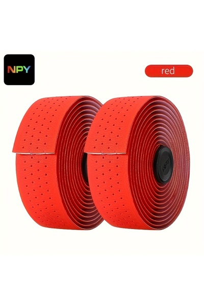 Choice شريط مقود دراجة PU-BD-red NPY، شريط مقود دراجة EVA عالي المرونة، شريط ...