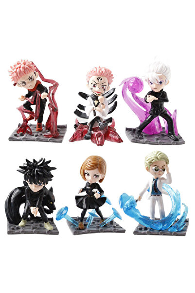 Choice 6 قطعة 6-Style أنيمي Jujutsu Kaisen سلسلة الشكل Itadori يوجي جوجو ساتو...