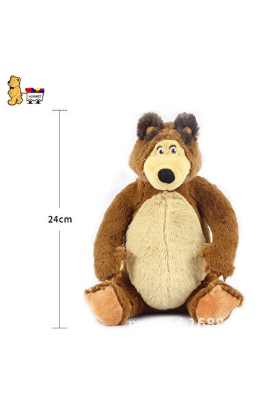 Choice دمية ماشا والدب الجديدة، وضعية الجلوس، دمية مريحة للأطفال، هدية عيد مي...