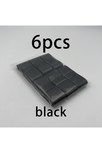 Choice Black 6pcs 6/10-piece set of badminton grip anti slip straps, tennis r...