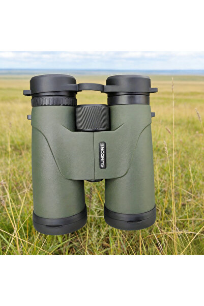 Choice منظار SUNCORE خفيف الوزن 10x42 أخضر اللون، مثالي للمغامرات الخارجية: ا...