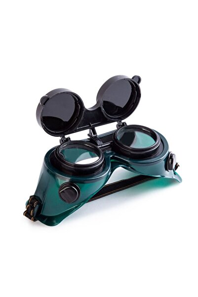 Choice نظارات لحام واقية مضادة للوهج، نظارات لحام محمولة مزودة بشبكة حماية قا...