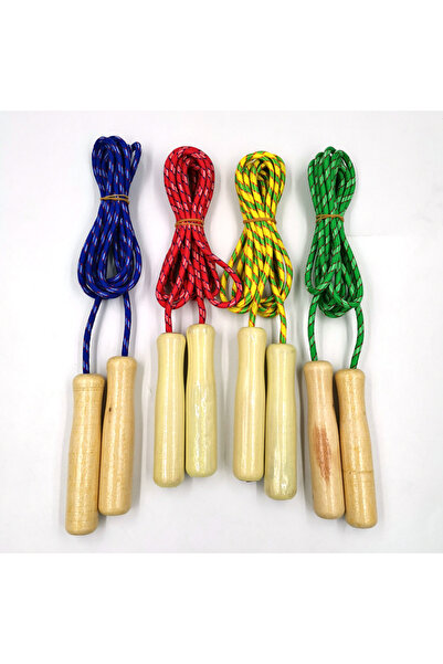 Choice Random Colors (3pcs) 3Pcs Colorful Wooden Handle Jump Ropes, Suitable ...