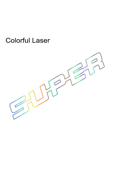 Choice ملصق زجاج أمامي ملون بتقنية الليزر للسيارات، مقاس 102×15 سم، مناسب لشا...