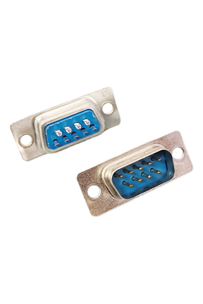 choice2 10 قطع من موصلات RS232 DB9 ذات رأس ذكر، 5/10 قطع، للتثبيت على لوحة ال...