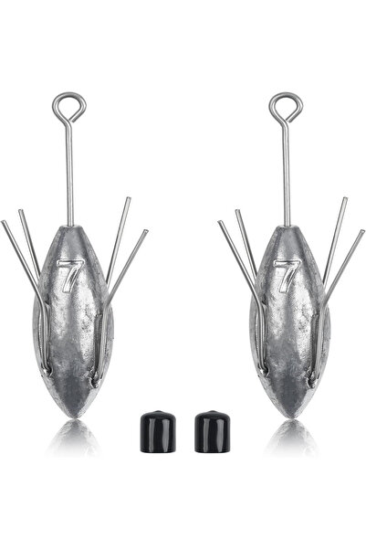 Choice 7 أونصة (198 غرام) - قطعتان من ثقل سبوتنيك ذو الذيل الطويل، أوزان صيد ...