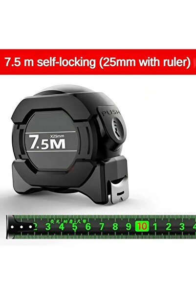 Choice1 شريط قياس ليزري فلورسنت عالي الدقة ذاتي التحديد من ستونجو، بطول 7.5 م...