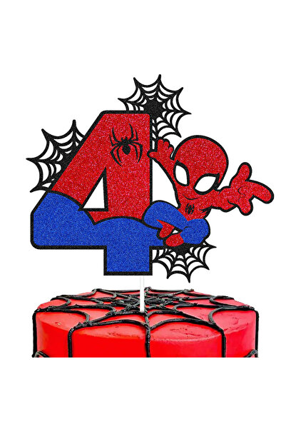 Choice زينة كعكة سبايدرمان - النمط 26، سبايدي وأصدقاؤه، زينة كعكة عيد ميلاد ل...