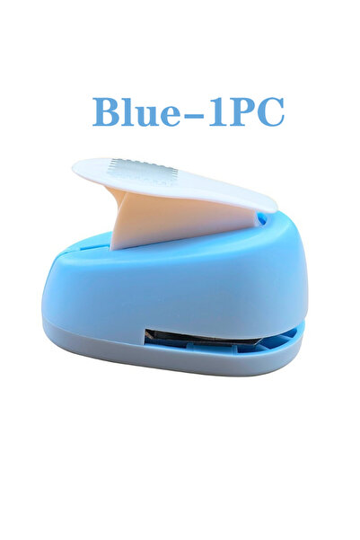 Choice أداة نقش وتثقيب حواف الورق على شكل نجمة، زرقاء اللون، قطعة واحدة، 3.2 ...