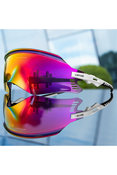 KAPVOE نظارات ركوب الدراجات K2-Q-1L-11، مقاوم للرياح ، مناسبة للدراجات الجبلي...