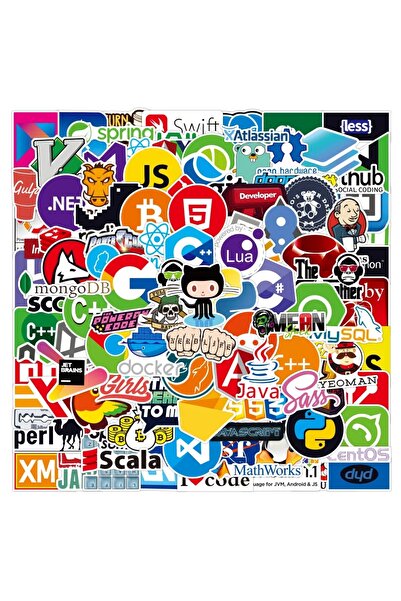 Choice1 100 قطعة أو 50/100 قطعة من ملصقات برمجة جافا المضحكة لمحبي الألعاب ال...