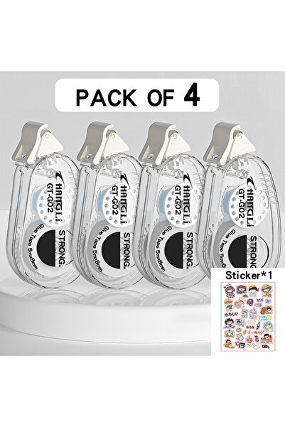 Choice 4 White 1 Sticker 4 pieces of strong adhesive double-sided tape, suita...