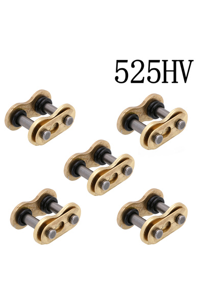 Choice1 5 قطع وصلات سلسلة ثقيلة 525HV 420 428 520 525 530HV مع حلقة O-Ring لر...