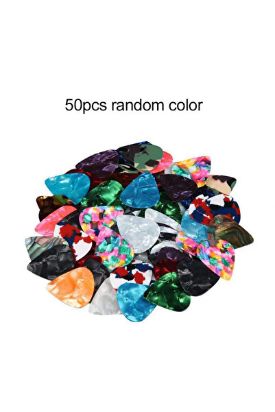 choice2 50pcs Guitar ks Celluloid Multi ABS Plectrum Plucked String Instrumen...