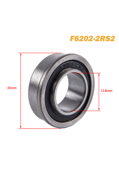 Choice محمل F62022RS2، F6202، F6202RS، F6202-16-2RS، شفة 13×35×11 مم، ABEC-1،...