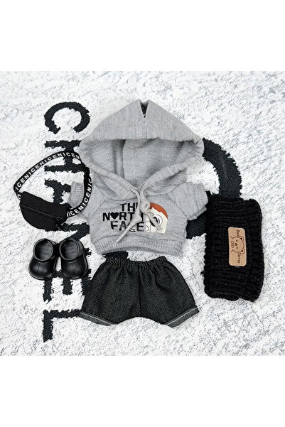 Choice no doll 5pcs 15-17cm Labubu Plush Doll Clothes Fashion Hoodie Pants Se...