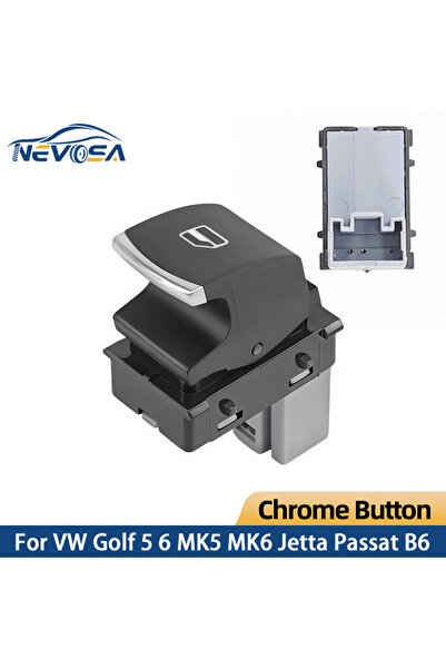 Choice زر كروم أحمر 5ND959857 لسيارات فولكس فاجن جولف 5 و6 وGTI وMK5 وMK6 وجي...