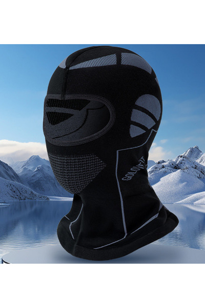 Choice وشاح حراري مقاوم للبرد، أسود وأزرق، مناسب للرجال والنساء، بطول 25-38 س...