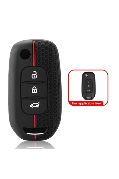 choice2 غطاء حماية من السيليكون لمفتاح السيارة من النوع A، مناسب لسيارات رينو...