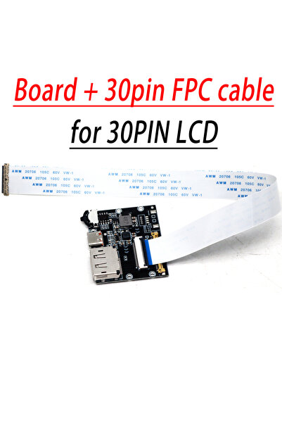 Choice لوحة W 30p FPC 2K/4K eDP Driver Board لشاشة LCD محمولة، محول إشارة 30/...