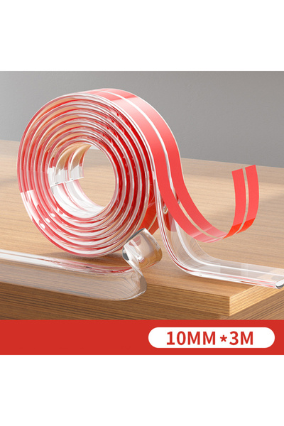 XUNYI شريط حماية شفاف لحواف الطاولات من السيليكون، قطعة واحدة، من 3 أمتار، لح...