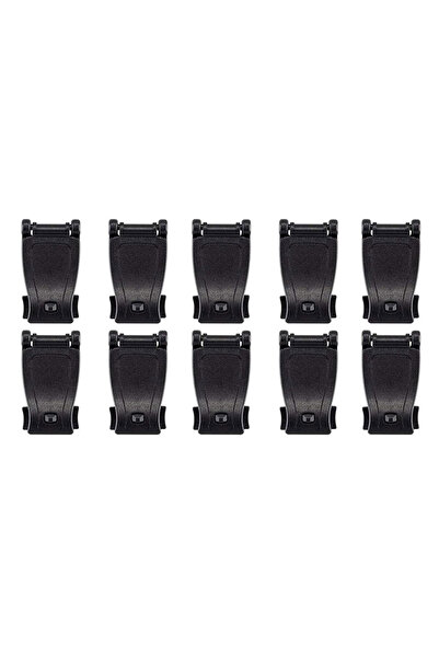 Choice 10 قطع من مشابك MOLLE السوداء، أداة إدارة أحزمة MOLLE التكتيكية، مشبك ...