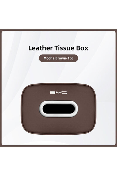 Choice1 H- Brown High-capacity Car Interior Tissue Box Kleenex Storage Bag Ac...