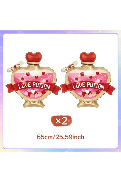 Choice بالون عيد الحب بنمط آخر 1: بالون على شكل صبار الحب، بالون قوس قزح من ف...