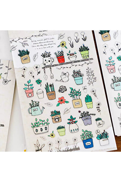 Choice ١٠٠٧ عطر، مستورد من كوريا، ملصقات نباتات منزلية من مادة PVC، مثالية لأ...