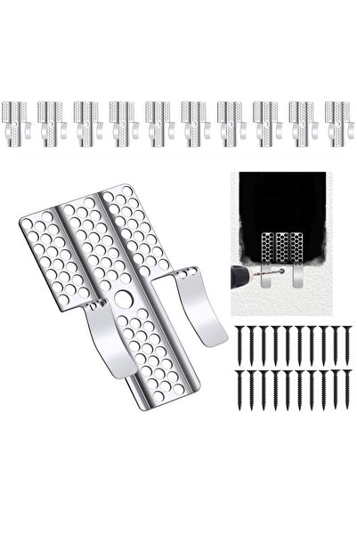 Choice 10PCS Drywall Repair Clips Wall Patch Kit with Screws for 1/2 Inch She...
