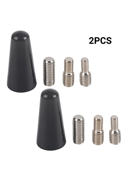 Choice 2 pcs Car Antenna Universal Vehicle Roof Mount Short Antenna 1.2in Alu...