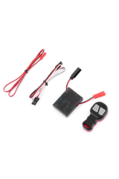 Choice طقم استبدال جهاز التحكم عن بعد اللاسلكي GLOBACT 1/10 RC للونش، أسود ال...