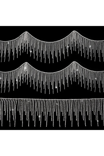 Choice 90cm Rhinestone chain 45/90cm Rhinestone Crystal Tassel Trim Belt Bead...