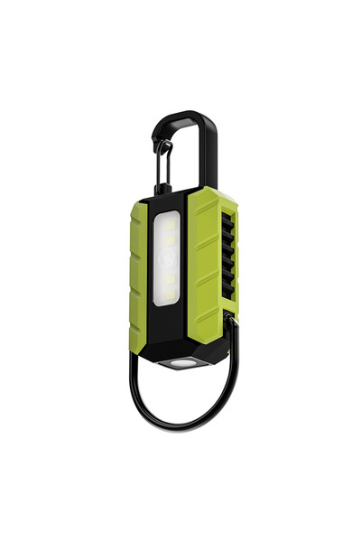 Choice مصباح يدوي صغير متعدد الوظائف قابل لإعادة الشحن، مزود بسلسلة مفاتيح، ل...