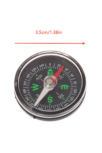 Choice بوصلة يدوية A1 مقاس 35/40 مم، مصنوعة من مادة ABS، مناسبة للتخييم والتس...