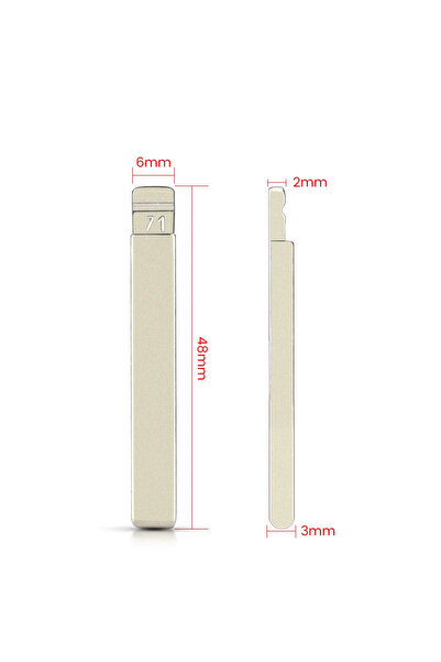 Choice For upgrate key KEYYOU 10PCS 71# For GMC Chevrolet Spark Cruze Camaro ...