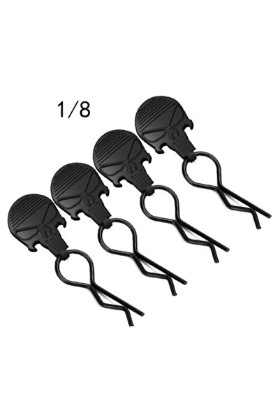 Choice 8 مشابك تثبيت هيكل سيارة تحكم عن بعد عالمية سوداء اللون، مزودة بألسنة ...