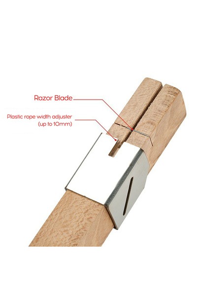 Choice أدوات قطع بلاستيكية بيضاء، أدوات حبل، مجموعة أدوات قطع محمولة يمكنك صن...