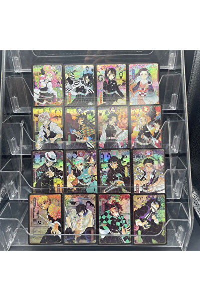 BANDAI مجموعة بطاقات بريدية من أنمي قاتل الشياطين من GMMXP، 16 بطاقة تعليمية،...