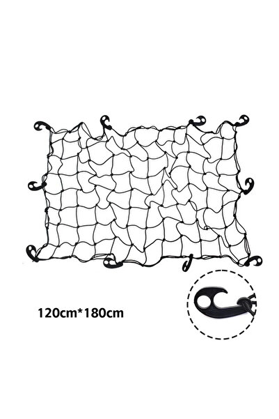 Choice شبكة أمتعة سقف السيارة قطعة واحدة مقاس 120×180 سم، غطاء شبكي قابل للتم...