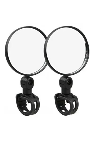 Choice 2Pcs 8cm 1/2PC Bike Mirror 360 Degree Adjustable Rotatable Handlebar M...