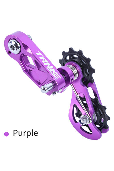 Choice Purple TANKE MTB Dirt Jump Single Speed Mountain Bike Chain Tensioner ...