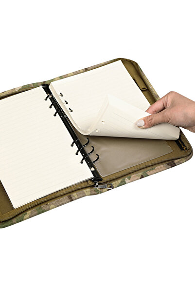 Choice As show 1pc Camouflage Zipper Notebook Outdoor Padfolio Binder 80 Shee...