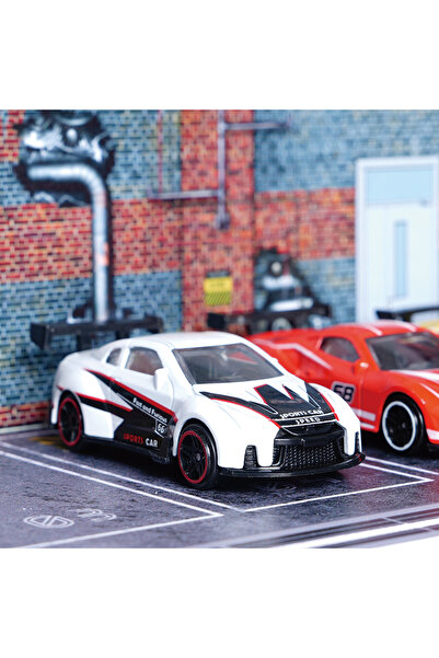 Choice 6406 نموذج سيارة رياضية من سبيكة معدنية باللونين الأبيض والأسود بمقياس...