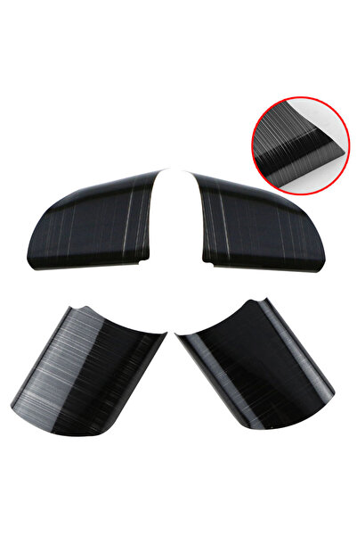 Choice common black Stainless Steel Car Steering Wheel Panel Decoration Cover...