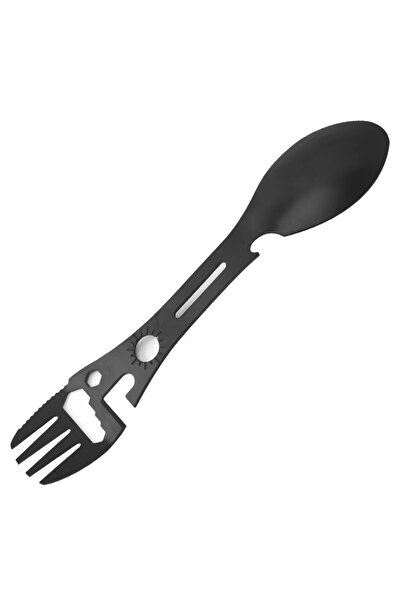 Choice black Versatile Outdoor Fork Spoon Outdoor Camping Tool Lightweight Fo...