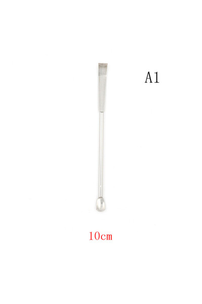 Choice 10cm 1pcs Stainless Steel Lab Micro Spatula Medicine Spoon Scoop Shove...