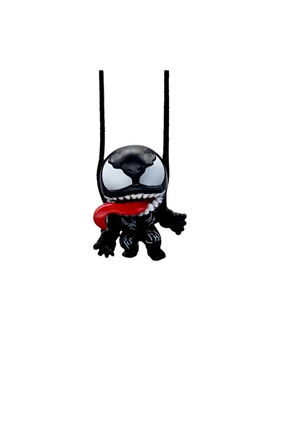 Miniso قلادة سيارة فينوم الجديدة، قلادة فينوم كرتونية لمرآة الرؤية الخلفية، د...