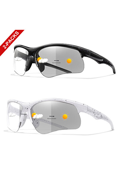 Choice نظارات شمسية LOISRUBY BZ15-16 (عبوتان) فوتوكرومية للصيد، مناسبة للرجال...