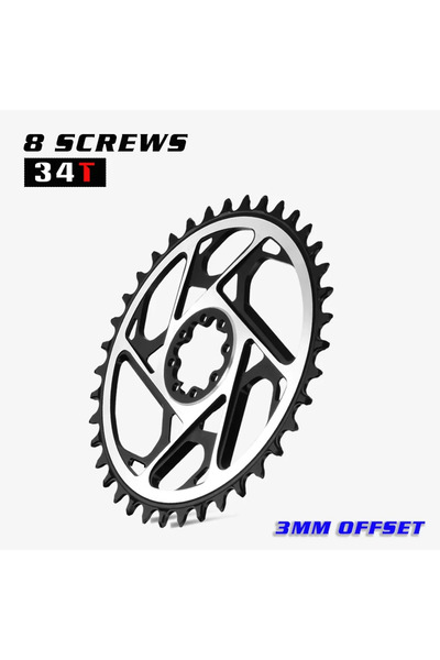 Choice سلسلة دراجة جبلية GOLDIX بثمانية مسامير، 34 سنًا، وصلة سلسلة مجوفة CNC...